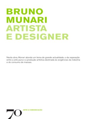 cover image of Artista e Designer
